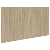 Hoofdbord Sonoma Eikenhout Bewerkt 160x80 cm - 60% Korting