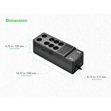 UPS APC voor thuis, UPS-back-up accu 1050 VA met AVR, 8 x UNEL stopcontacten, (2) USB-oplaadpoorten, back-UPS UPS UPS USV, UV, BE1050G2-IT
