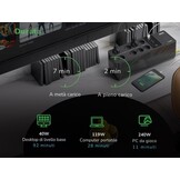 UPS APC voor thuis, UPS-back-up accu 1050 VA met AVR, 8 x UNEL stopcontacten, (2) USB-oplaadpoorten, back-UPS UPS UPS USV, UV, BE1050G2-IT