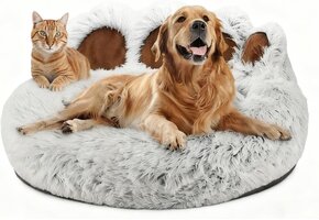 Knus Huisdierbed met 67% Korting - 65cm Rond en Wasbaar
