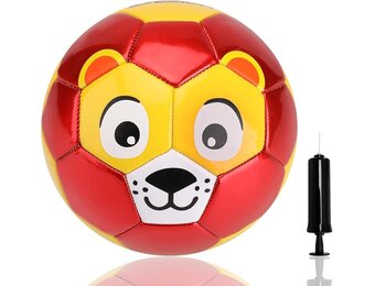 U&C Planet Toddler Football, Footballs Size 2, Mini Kids Ball, Football Gift for Toddlers, Footballs Game for Boys Girls Children Yard Outdoor Indoor