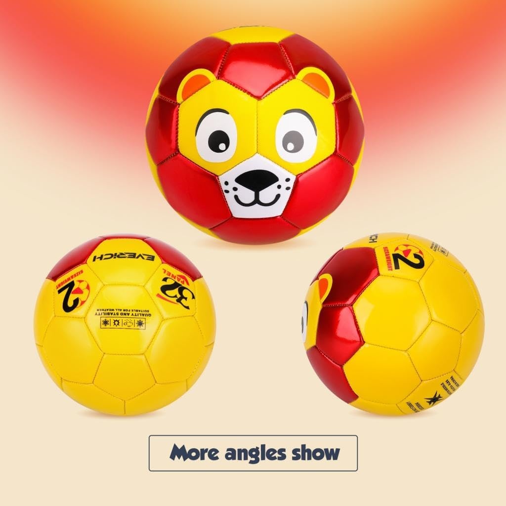 Mini Voetbal Maat 2 - Leeuw Design (55% Korting)