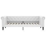 vidaXL Slaapbank 90x200 cm kunstleer wit