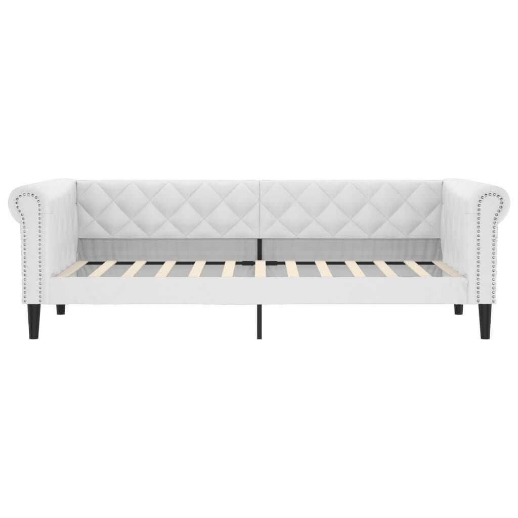 vidaXL Slaapbank 90x200 cm kunstleer wit