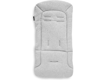 hauck universele zitverkleiner voor buggy’s en wandelwagens/Katoen/Ademend/Zacht/Eenvoudige bevestiging/Zomer & winter/Grijs