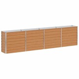 vidaXL Verhoogde plantenbak Licht Bruin 320 x 40 x 77 cm