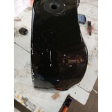 vidaXL Wandurinoir met spoelklep keramiek zwart