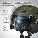 Skihelm met Vizier - Volwassenen & Jeugd - 34% Korting
