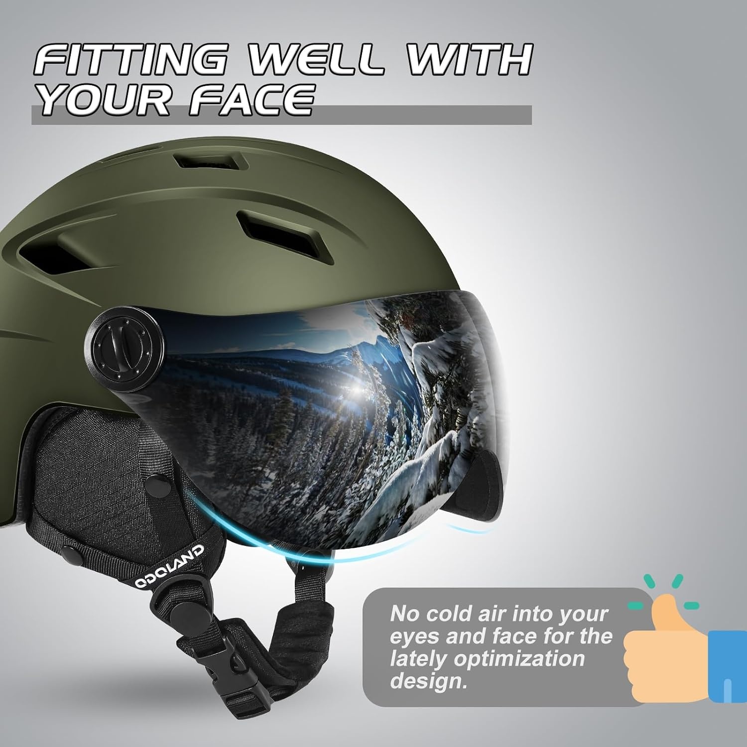 Skihelm met Vizier - Volwassenen & Jeugd - 34% Korting