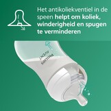 Philips Avent glazen babyfles cadeauset voor pasgeboren baby's - 3 babymelkflessen, ultra soft-fopspeen voor baby's van 0-6 maanden en ouder (model SCD878/11)