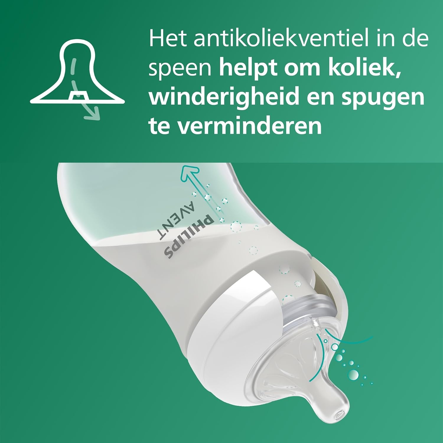 Philips Avent glazen babyfles cadeauset voor pasgeboren baby's - 3 babymelkflessen, ultra soft-fopspeen voor baby's van 0-6 maanden en ouder (model SCD878/11)