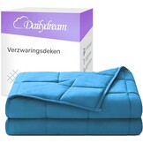 Dailydream Verzwaringsdeken - 155 x 200 cm - 7,5 kg - Blauw - 100% Katoen