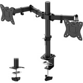 GRIFEMA Dubbele Monitor Arm - Voor 13-27 inch schermen - Zwart