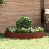 vidaXL Tuin Bloempot Bruin 120 x 120 x 20 cm Cortenstaal