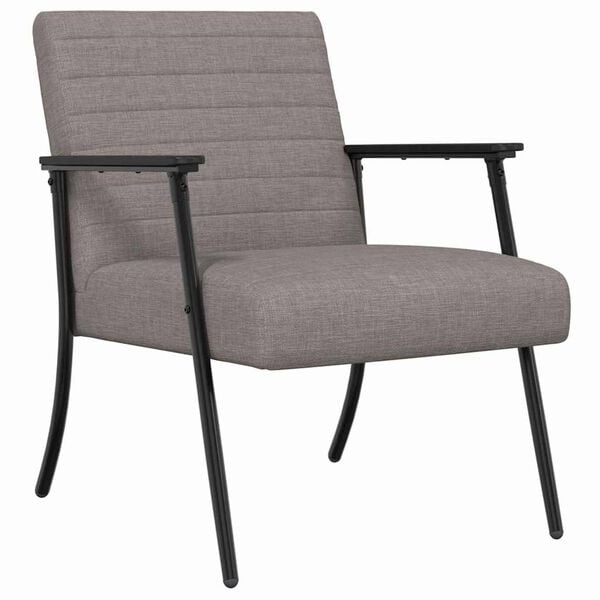 VidaXL Fauteuil Taupe - Stoffen Relaxstoel met Korting