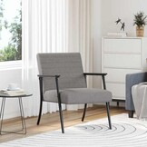 VidaXL Fauteuil Taupe - Stoffen Relaxstoel met Korting