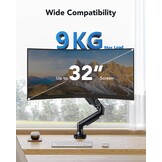 Monitorarm Gasveer 17-30" Gebogen Schermen - 33% Korting