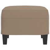 Voetenbank Cappuccino Kunstleer (60x50x41 cm) - 34% Korting!