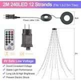LaiTeny LED Kerstboomverlichting - 240 LED - 2 meter - Multicolour - Met afstandsbediening en timer