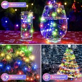 LaiTeny LED Kerstboomverlichting - 240 LED - 2 meter - Multicolour - Met afstandsbediening en timer