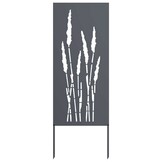 vidaXL Tuin decoratief paneel Antraciet 50 x 140 cm Koudgewalst staal
