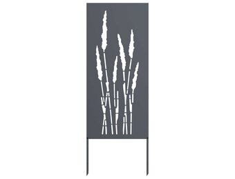 vidaXL Tuin decoratief paneel Antraciet 50 x 140 cm Koudgewalst staal