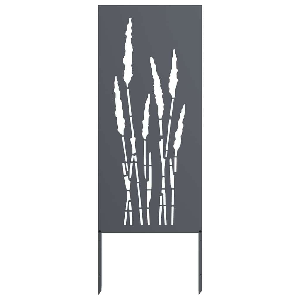 vidaXL Tuin decoratief paneel Antraciet 50 x 140 cm Koudgewalst staal