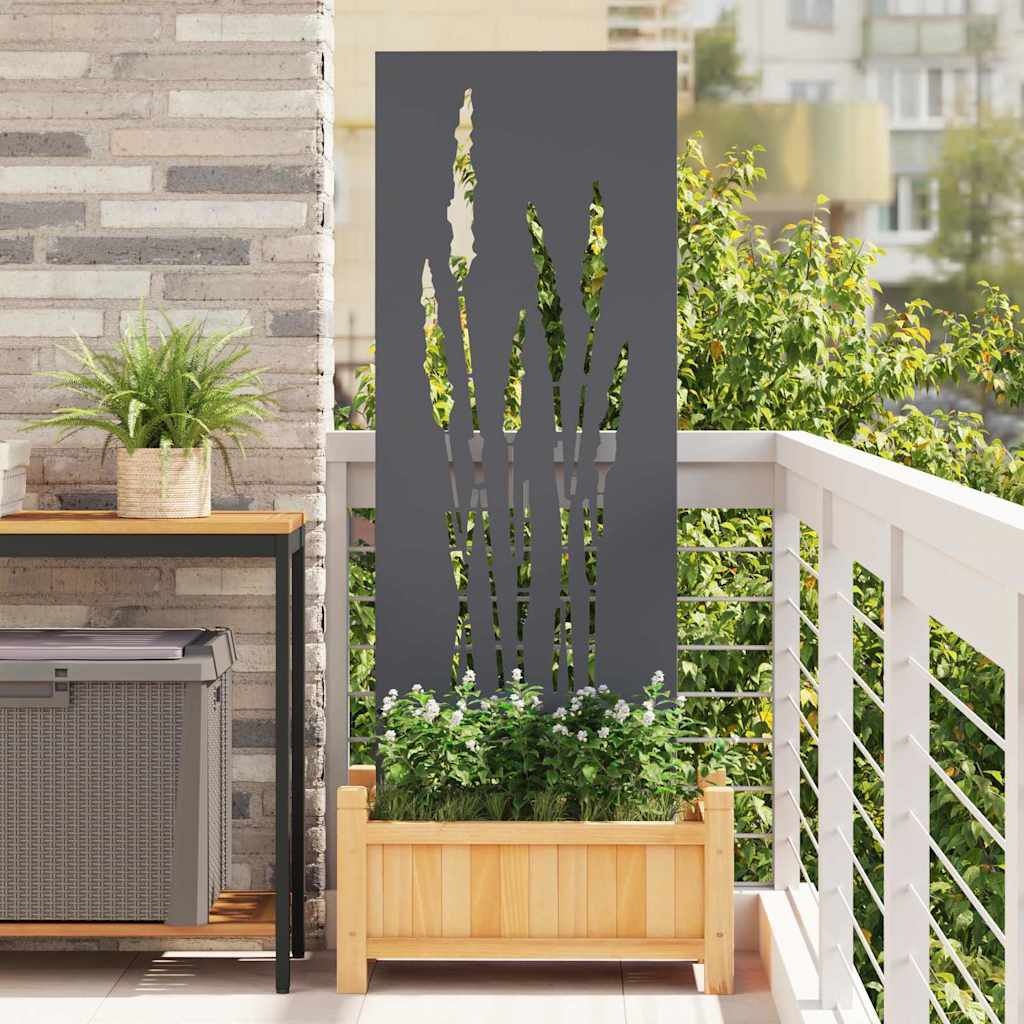 vidaXL Tuin decoratief paneel Antraciet 50 x 140 cm Koudgewalst staal