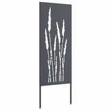 vidaXL Tuin decoratief paneel Antraciet 50 x 140 cm Koudgewalst staal