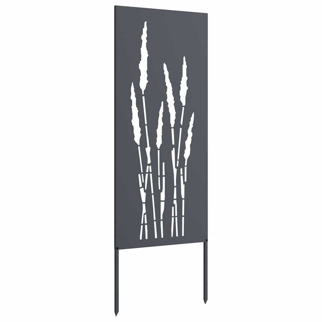 vidaXL Tuin decoratief paneel Antraciet 50 x 140 cm Koudgewalst staal