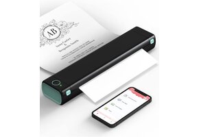 Draagbare A4 Thermische Printer Zwart - 34% Korting