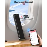 Phomemo M08F Thermal Printer - Portable Wireless A4 Mobile Printers for Home Office, Bluetooth Inkless Printer Compatible with Laptops & Smartphone,Black