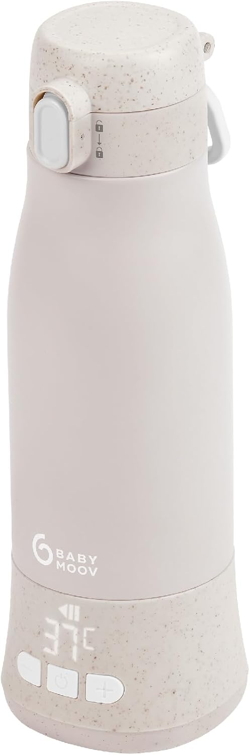 Babymoov Moov & Feed Draadloze Flessenwarmer 340 ml - Beige