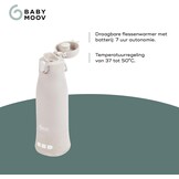 Babymoov Moov & Feed Draadloze Flessenwarmer 340 ml - Beige