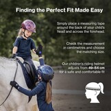 uvex kidoxx Kids Lightweight Riding Helmet Individual Adjustment Optimal Ventilation