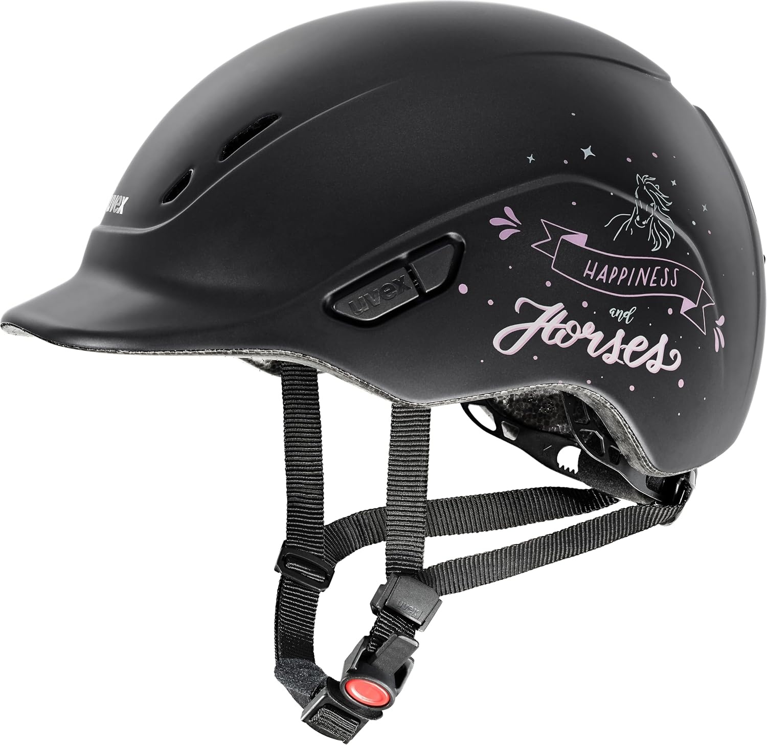 uvex kidoxx Kids Lightweight Riding Helmet Individual Adjustment Optimal Ventilation
