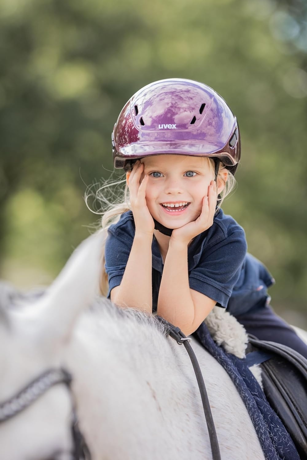 uvex kidoxx Kids Lightweight Riding Helmet Individual Adjustment Optimal Ventilation
