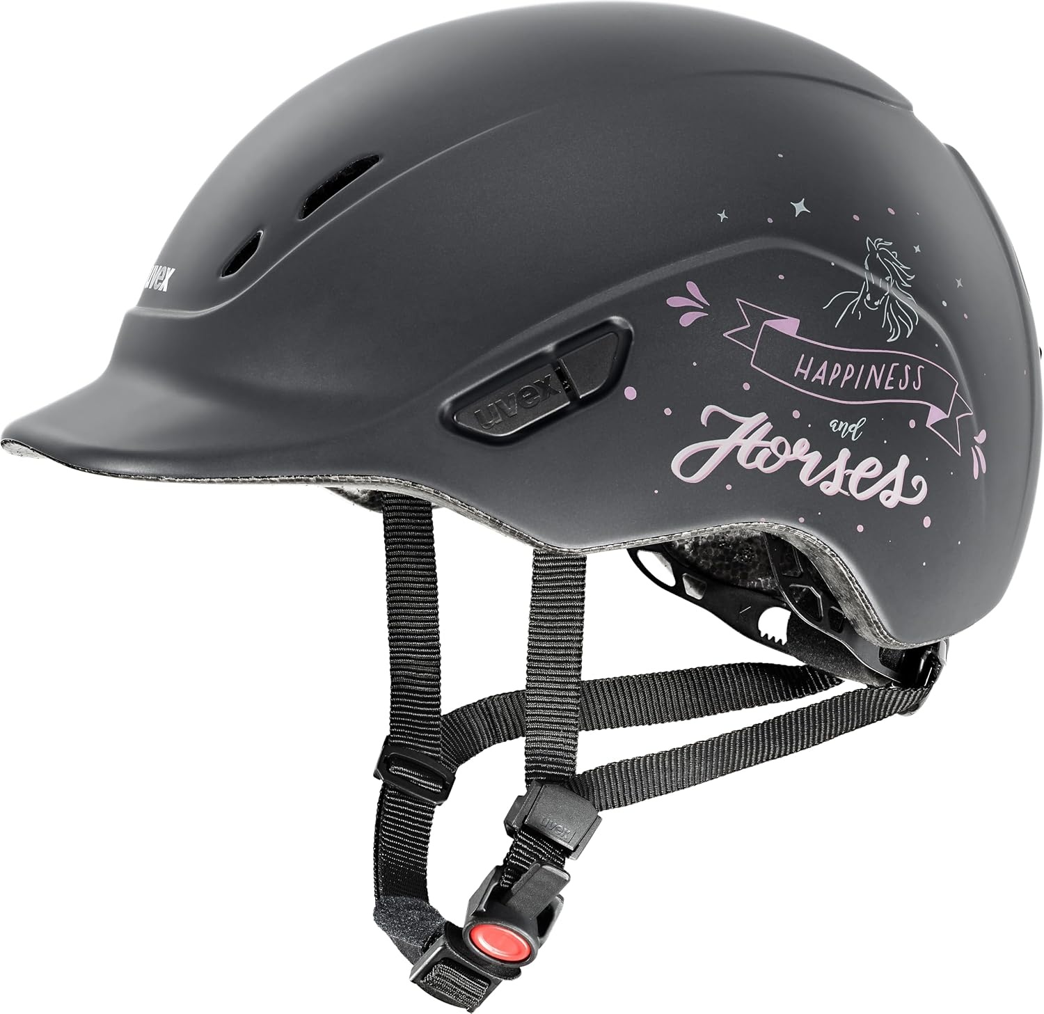 uvex kidoxx Kids Lightweight Riding Helmet Individual Adjustment Optimal Ventilation