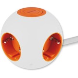 Kubus Stekkerdoos 4-voudig met Schakelaar & IP44 | 45% Korting
