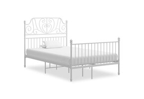 vidaXL Bedframe Metaal Wit 120x200 cm - 35% Korting