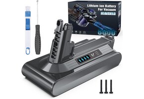 Accu voor Dyson V10 Stofzuiger | 8000 mAh | 34% Korting