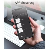 Usmart Smart WiFi Stekkerdoos met 3 Stopcontacten en 3 USB-poorten - Surge Protection - Wit/Zwart
