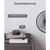 Usmart Smart WiFi Stekkerdoos met 3 Stopcontacten en 3 USB-poorten - Surge Protection - Wit/Zwart