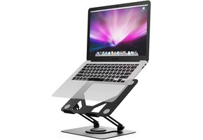 Verstelbare Laptopstandaard 11-17" - Koel & Ergonomisch Zwart - 27% Korting!