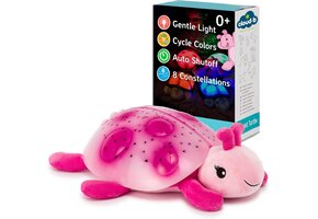Kindernachtlampje Sterrenprojector Roze Ladybug - 52% Korting