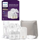 Philips Avent Enkelvoudige Elektrische Borstkolf SCF396/31 met Reistas - Transparant