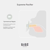 BIBS Supreme Speen 0-6m Siliconen 2-Pack Haze/Blossom - 53% Korting!