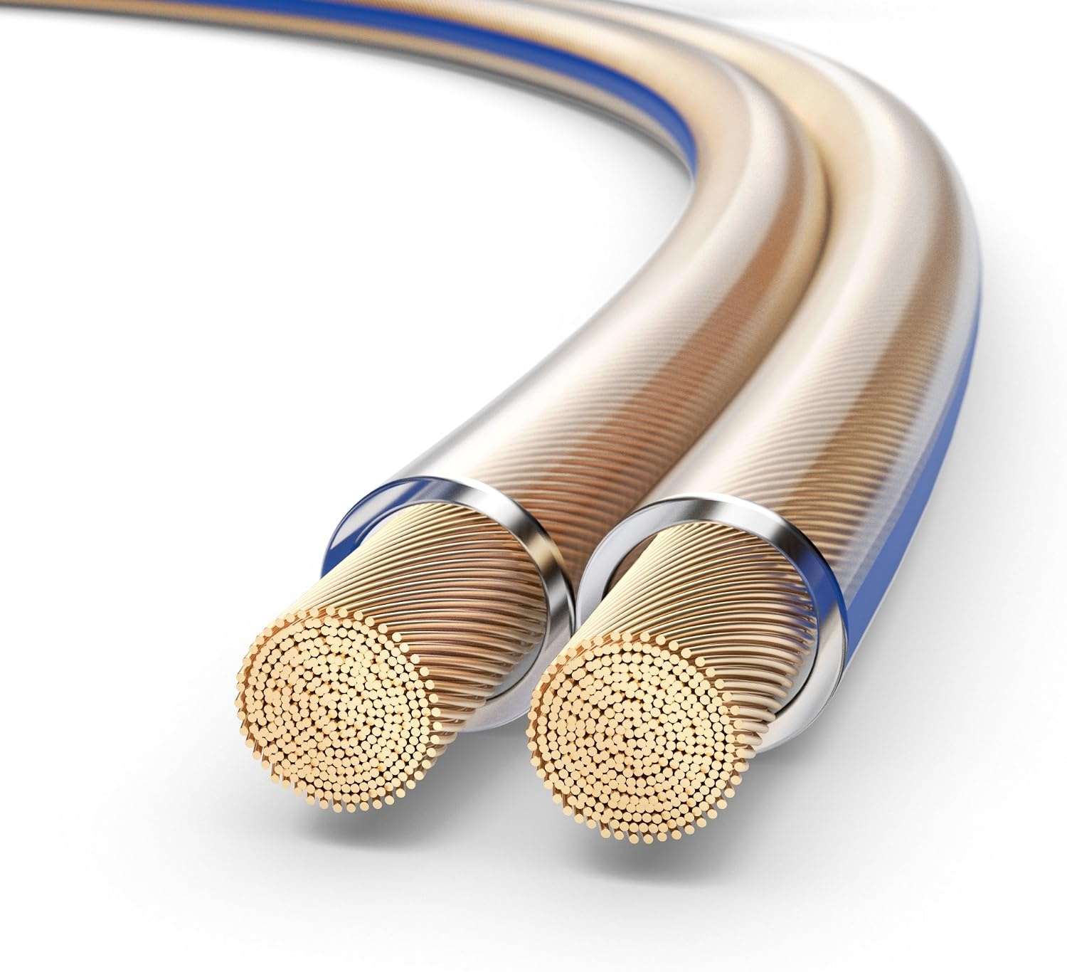 PureLink Luidsprekerkabel - 2 x 2.5 mm² - 20 meter - Transparant