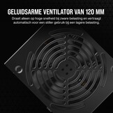 CORSAIR CX550 550W ATX Voeding - 80 PLUS Bronze - Zwart