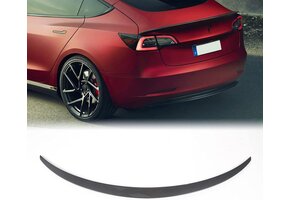 Achterspoiler Tesla Model 3 (57% Korting) - Glossy Carbon Look